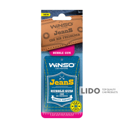 Освіжувач повітря WINSO Jeans, целюлозний ароматизатор, Bubble Gum