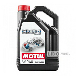 Моторное масло Motul Hybrid 0W8, 4л (107155)