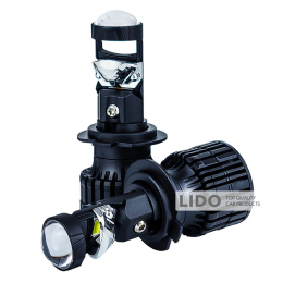 Автолампа DriveX LED LE-07 H7 6000K 55W 9-32V с линзой 2шт