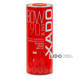 Трансмісійне масло Xado Atomic Oil Red Boost 80W-90 GL-3/4/5 1л