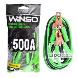 Провода-прикуриватели Winso 500А, 3м 138500