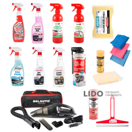 Набор для мойки автомобиля Carlife с пылесосом BA53W