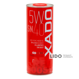 Моторное масло Xado Atomic Oil Red Boost 5W-40 1л