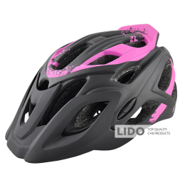 Велосипедный шлем Grey's L черно-фиолетовый матовый