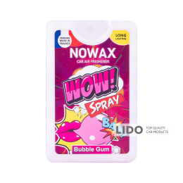 Ароматизатор повітря з розпилювачем Nowax WOW Spray 18мл Bubble Gum