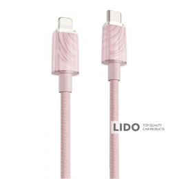 Кабель Proove Spectral Type-C to Lightning 27W (1m) рожевий