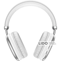 Бездротові навушники Hoco W35 wireless headphones сріблясті
