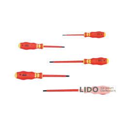 Набор отверток Wurth VDE Zebra шлиц/крестовидный шлиц PH 5шт