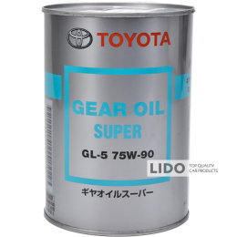 Трансмиссионное масло TOYOTA Gear Oil Super 75W-90 GL-5 (Japan) 1L