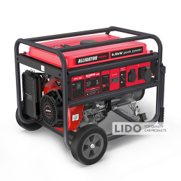 Генератор Alligator бензиновий 6,5кВт (ном 6,0кВт) Уцінка