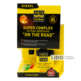 Суперкомплекс паливних присадок 5в1 VeryLube дизель 250мл
