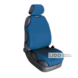 Чехлы-майки автоуниверсал Beltex Delux темно-синий на передние сиденья, без подголовников 2шт