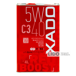 Моторное масло Xado Atomic Oil Red Boost 5W-40 4л