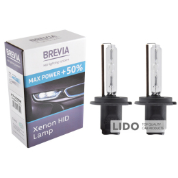 Ксеноновая лампа Brevia H7 +50%, 5500K, 85V, 35W PX26d KET, 2шт