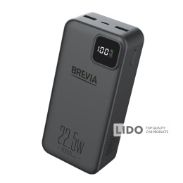 Повербанк (Power Bank) Brevia 30000mAh 22,5W Li-Pol, LCD