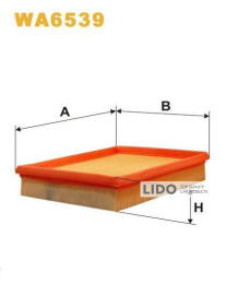 Фільтр повітряний Wix 6539 (080/2)