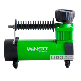 Компрессор автомобильный Winso 7 Атм 35 л/мин 170Вт, кабель 3м, шланг 1м