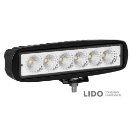 Фара світлодіодна Winso Pro EPISTAR розсіяний 10-30V, 18W (6x3W), 1шт