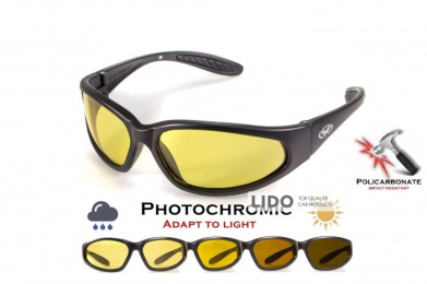 Очки фотохромные защитные Global Vision Hercules-1 желтые