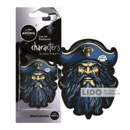 Ароматизатор Aroma Car Cellulose Characters - Black Pirat