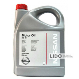 Моторное масло Nissan Motor Oil 5w-40 5L