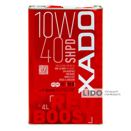 Моторное масло Xado Atomic Oil Red Boost 10W-40 4л