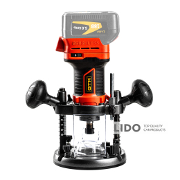 Фрезер акумуляторний GTM R18/55BL 8000-26000об/хв 6/8мм без АКБ і ЗП