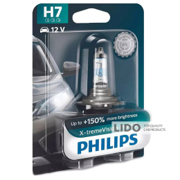 Галогенова лампа Philips H7 X-tremeVision Pro150 12V 55W PX26D
