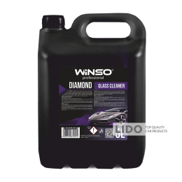 Очиститель стеклянных и зеркальных поверхностей автомобиля Winso Diamond Glass Cleaner (концетрат 1:10), 5л