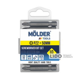 Набор бит Molder PZ2x50мм 10шт