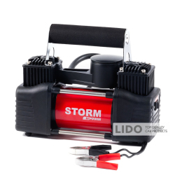 Двопоршневий автокомпресор Storm Bi-Power</br>10 Атм 85 л/хв 360 Вт