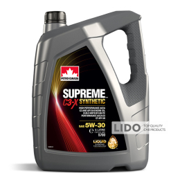 Моторне масло Petro-Canada Supreme C3-X Synthetic 5w-30 5л