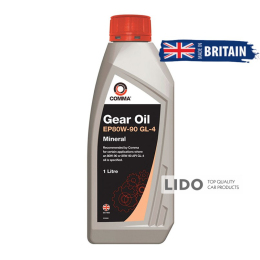 Трасмісійне масло Comma GEAR OIL EP80/90 GL4 1л
