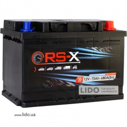 Аккумулятор RS-X 75Ah/12V (0) [- +]