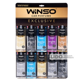 Освіжувач повітря WINSO Exclusive, целюлозний ароматизатор, дисплей MIX