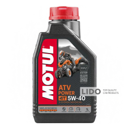 Моторное масло Motul 4T ATV Power 5W-40, 1л