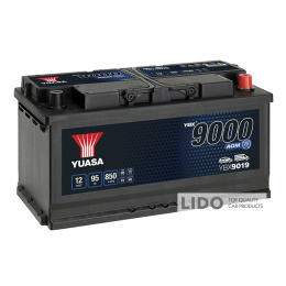 Аккумулятор Yuasa 12V 95Ah  AGM Start Stop Plus Battery YBX9019 (0) [- +]