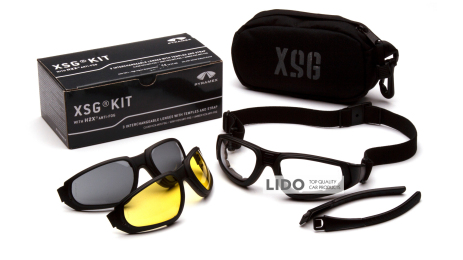 Очки защитные со сменными линзами Pyramex XSG Kit Anti-Fog