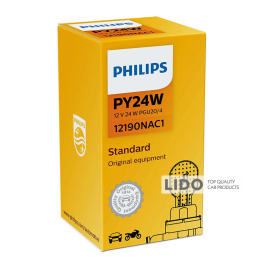 Лампа розжарювання Philips PY24W 12V 24W PGU20/4