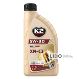 Масло моторное K2 Synthetic SN XN-C3 5W-30 1л