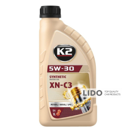 Олива моторна K2 Synthetic SN XN-C3 5W-30 1л