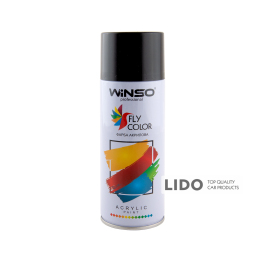 Winso Краска акриловая, Spray 450ml, черный матовый (MATT BLACK/RAL9005)