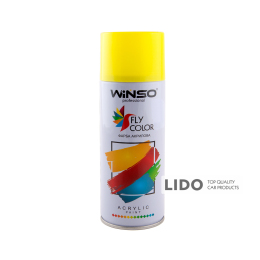 Winso Краска акриловая, Spray 450ml, желтый (TRAFFIC YELLOW/RAL1023)
