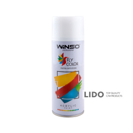 Winso Фарба акрилова, Spray 450ml, білий матовий (MATT WHITE/RAL9010)