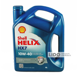 Моторное масло Shell Helix HX7 10w-40 4л