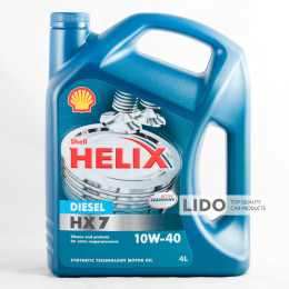 Моторне масло Shell Helix Diesel HX7 10w-40 4л