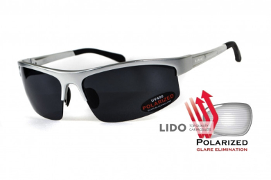 Очки поляризационные BluWater Alumination-5 Silver серые
