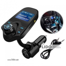 FM Модулятор трансмітер T10 автомобільний Bluetooth MP3 AUX