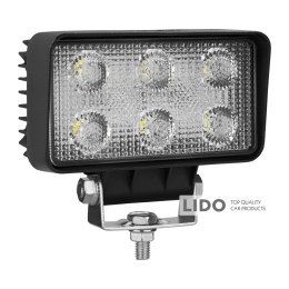 Фара світлодіодна Winso Pro EPISTAR white розсіяний 10-30V, 18W (6x3W), 1шт