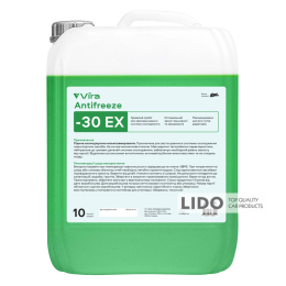 Жидкость охлаждающая Vira Antifreeze ЭХ-30°C зеленая 10кг